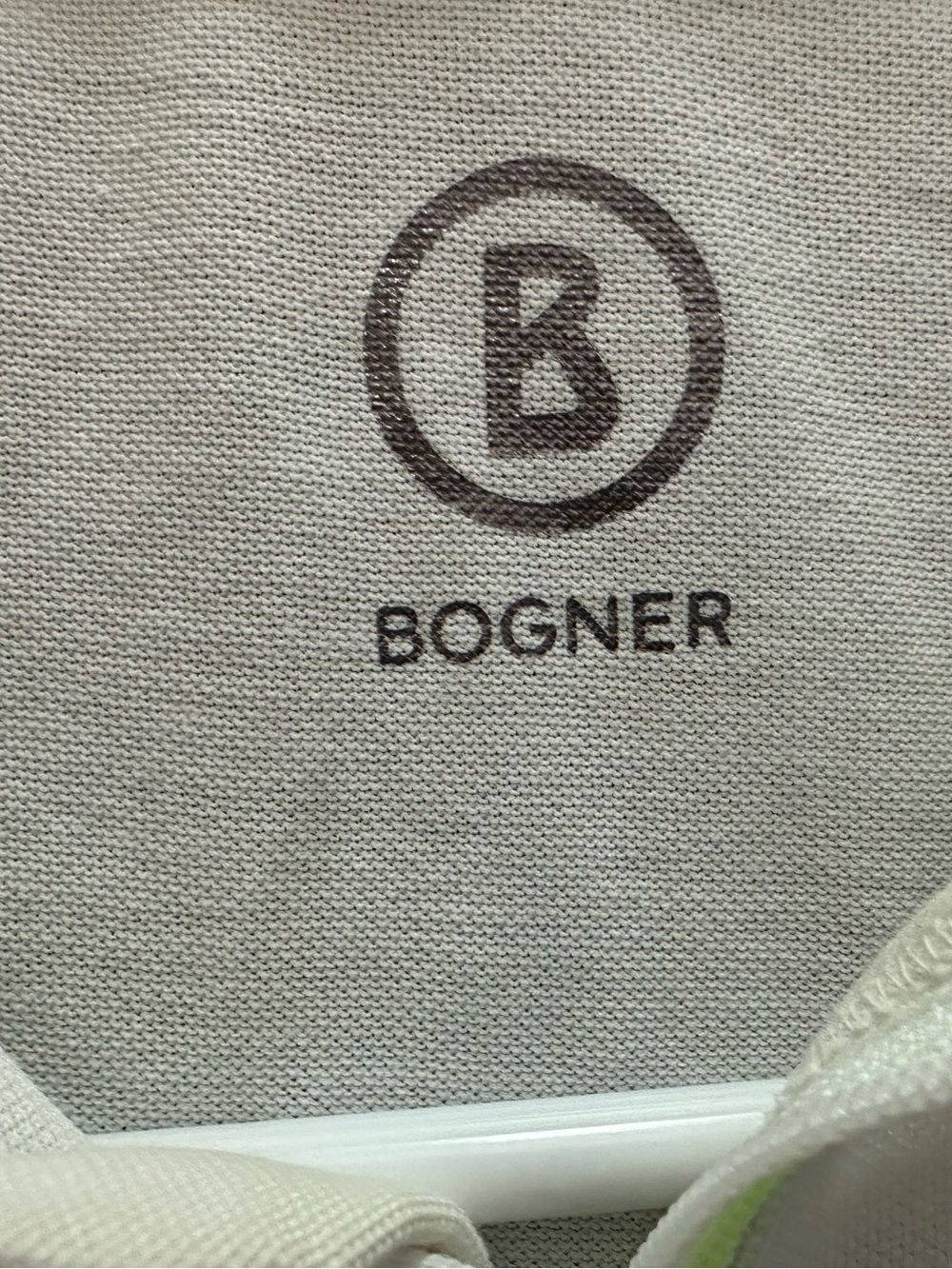 Bogner Yanis functional golf polo shirt green white color-blocked  size small - Picture 5 of 7